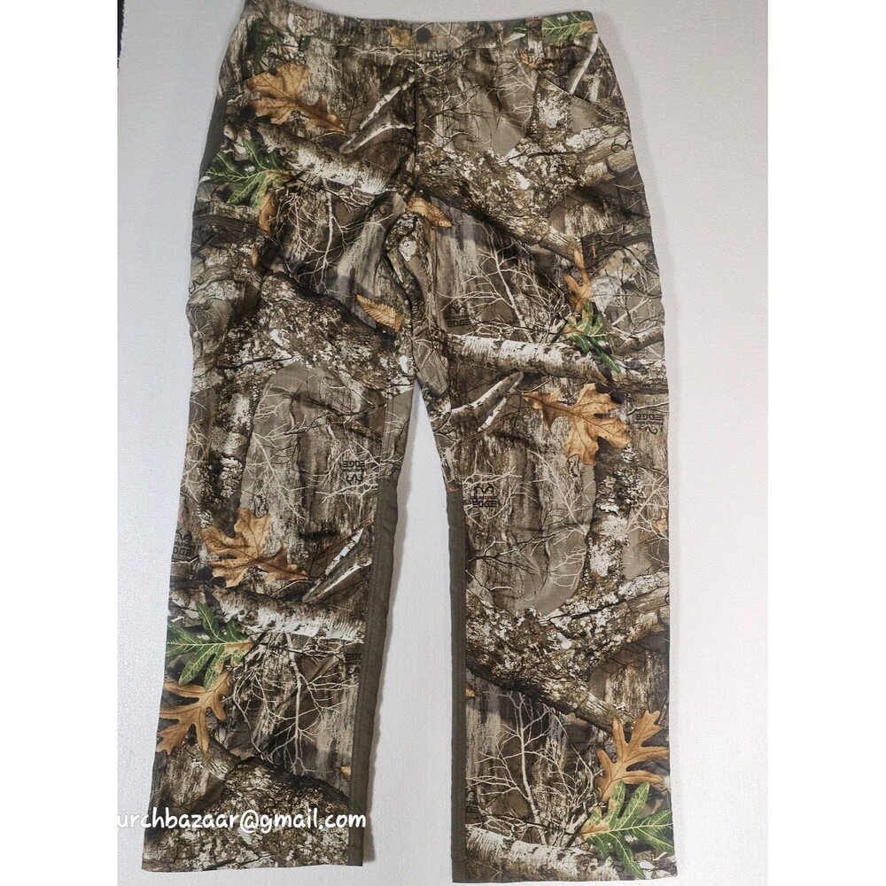 Field & Stream XL NoScent C3 Realtree Woodland Camo Zipper pocket Hunting Pants